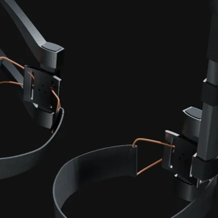 Close-up of the fit adjustment
