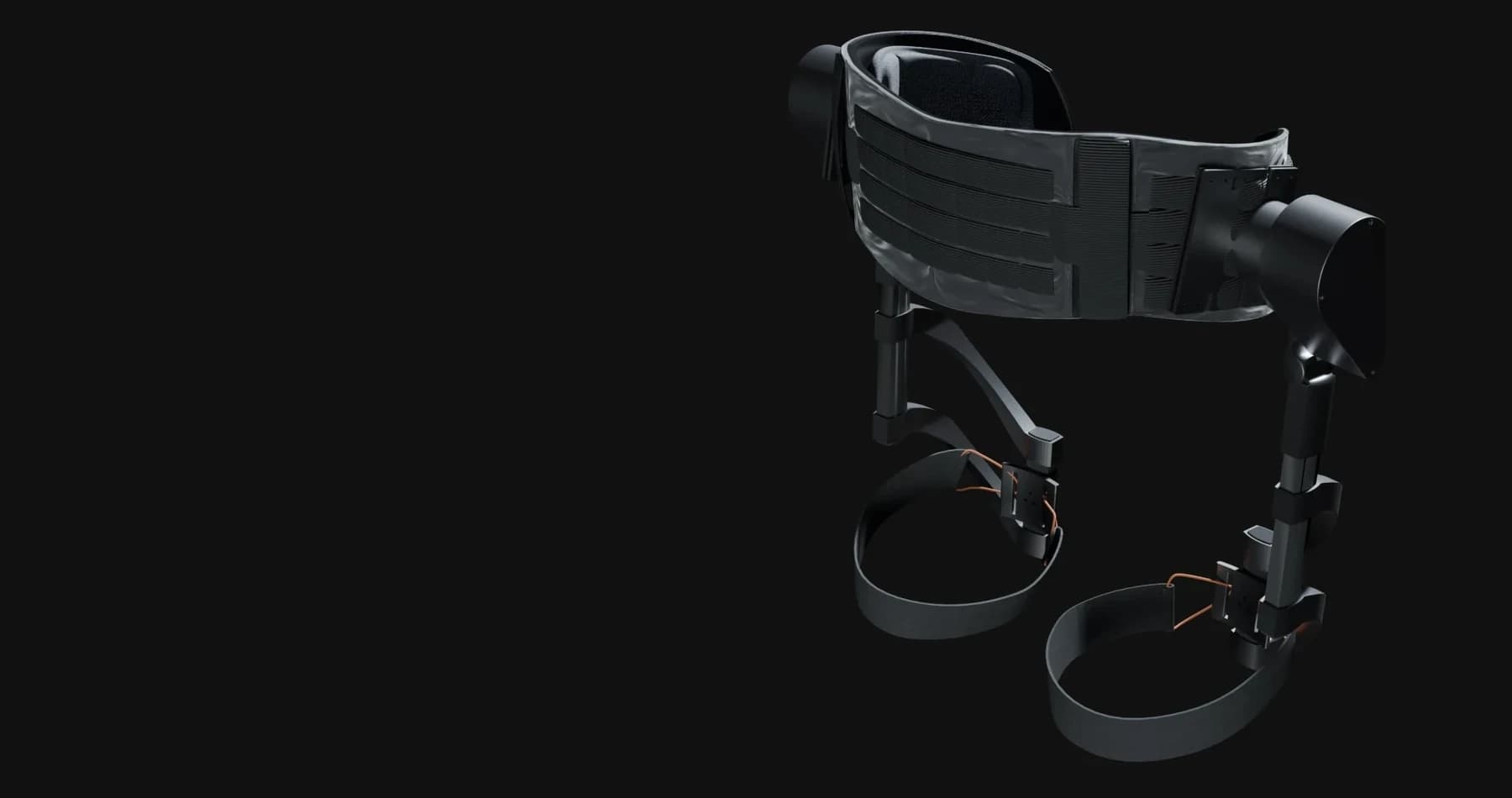 The Dovmant exoskeleton, side view